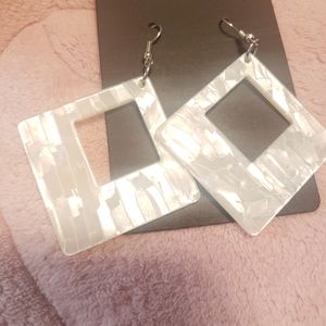 Fashion Jewelry Acrylic Earrings - HANDMADE